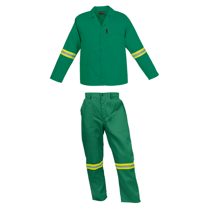 Poly Cotton Conti Suit with Reflective Tape