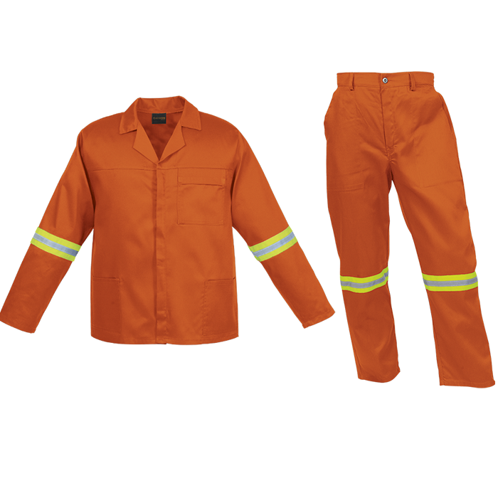 Poly Cotton Conti Suit with Reflective Tape