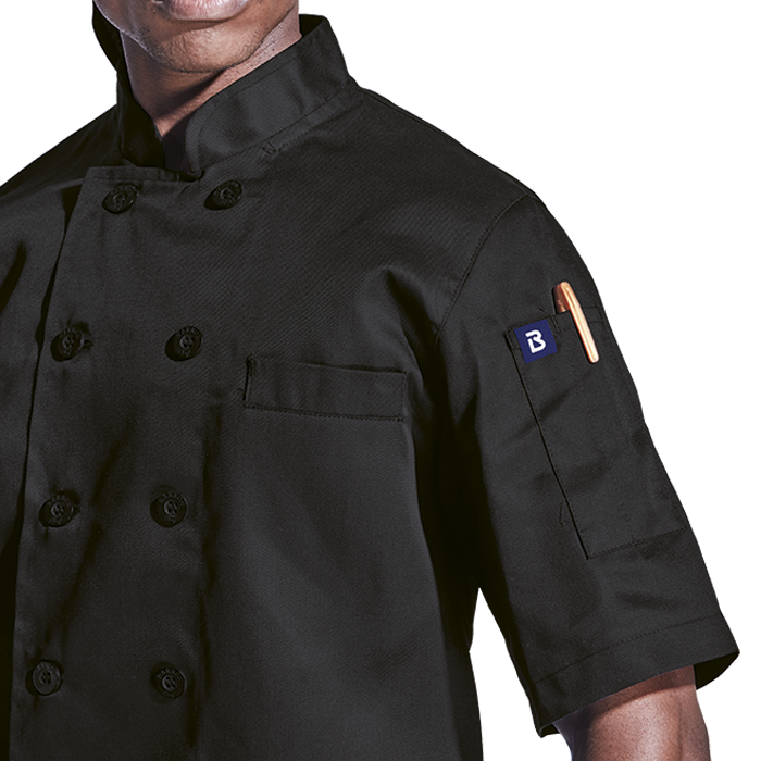 Savona Short Sleeve Chef Jacket Mens