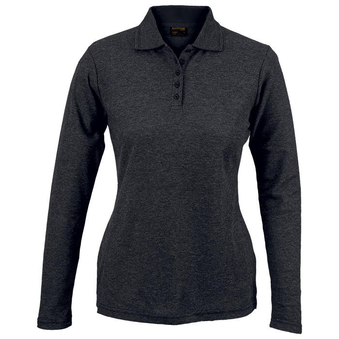 Pique Knit Long Sleeve Golfer Ladies