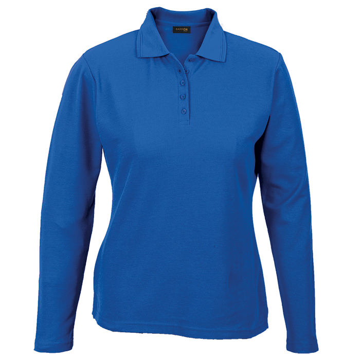 Pique Knit Long Sleeve Golfer Ladies