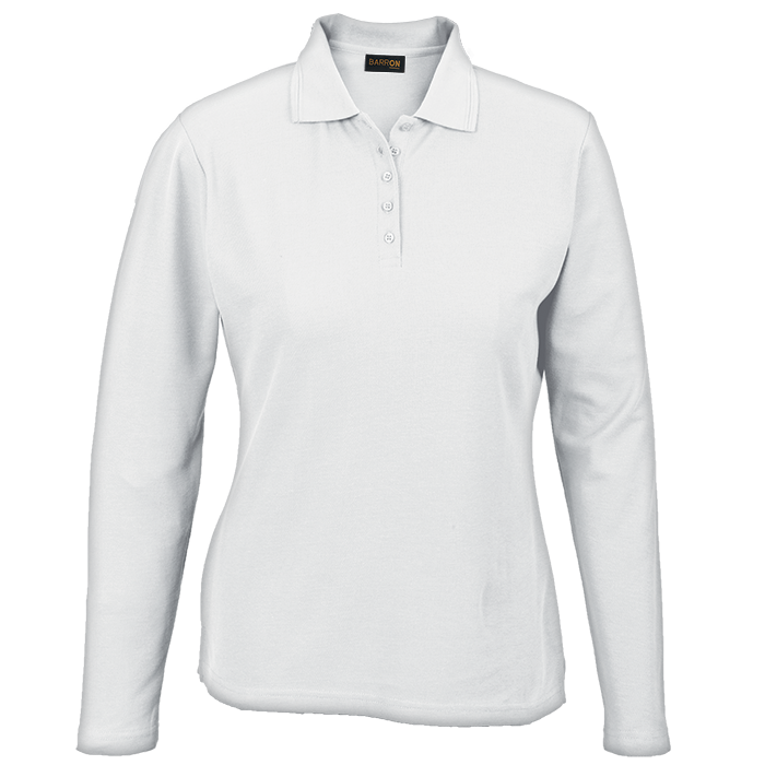 Pique Knit Long Sleeve Golfer Ladies