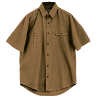 Plain Bush Shirt Mens