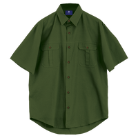 Plain Bush Shirt Mens