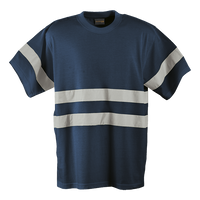 150g Poly-Cotton Safety T-shirt with Reflective Tape