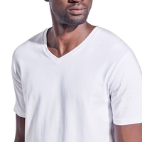 170g Slim Fit V-Neck T-Shirt Mens