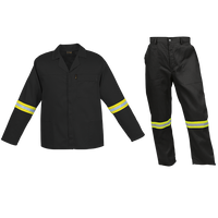 Poly Cotton Conti Suit with Reflective Tape