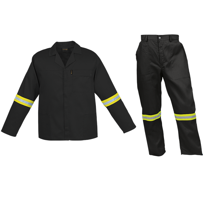 Poly Cotton Conti Suit with Reflective Tape