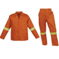 Poly Cotton Conti Suit with Reflective Tape
