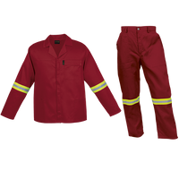 Poly Cotton Conti Suit with Reflective Tape