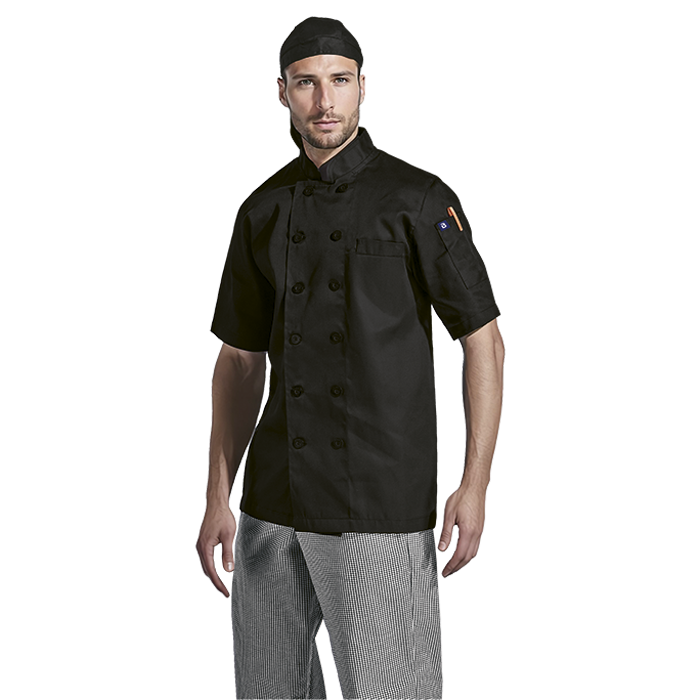Savona Short Sleeve Chef Jacket Mens