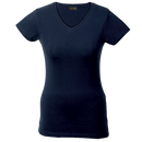 170g Slim Fit V-Neck T-Shirt Ladies