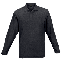 Pique Knit Long Sleeve Golfer Mens