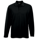 Pique Knit Long Sleeve Golfer Mens