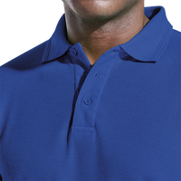 Pique Knit Long Sleeve Golfer Mens