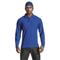 Pique Knit Long Sleeve Golfer Mens