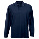 Pique Knit Long Sleeve Golfer Mens