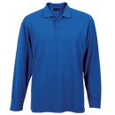 Pique Knit Long Sleeve Golfer Mens