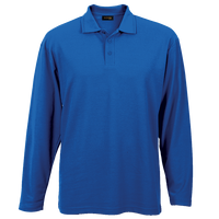 Pique Knit Long Sleeve Golfer Mens