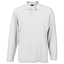Pique Knit Long Sleeve Golfer Mens