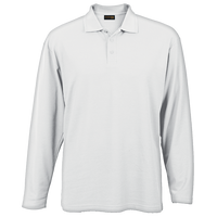 Pique Knit Long Sleeve Golfer Mens