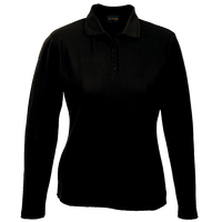 Pique Knit Long Sleeve Golfer Ladies