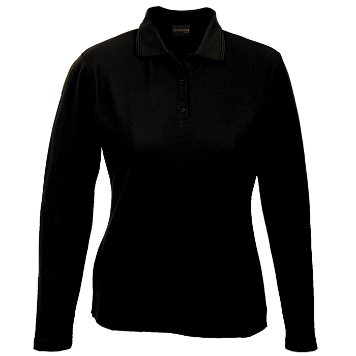 Pique Knit Long Sleeve Golfer Ladies