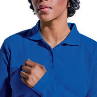 Pique Knit Long Sleeve Golfer Ladies