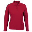 Pique Knit Long Sleeve Golfer Ladies