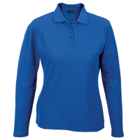 Pique Knit Long Sleeve Golfer Ladies