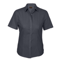 Basic Poly Cotton Blouse Short Sleeve Ladies