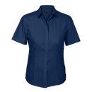 Basic Poly Cotton Blouse Short Sleeve Ladies