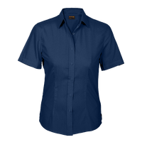Basic Poly Cotton Blouse Short Sleeve Ladies