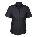 Basic Poly Cotton Blouse Short Sleeve Ladies
