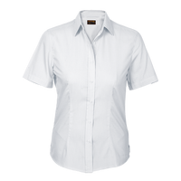 Basic Poly Cotton Blouse Short Sleeve Ladies