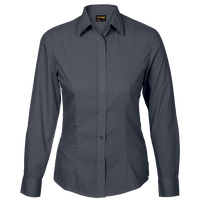 Basic Poly Cotton Blouse Long Sleeve Ladies