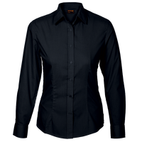 Basic Poly Cotton Blouse Long Sleeve Ladies