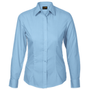 Basic Poly Cotton Blouse Long Sleeve Ladies
