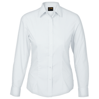 Basic Poly Cotton Blouse Long Sleeve Ladies