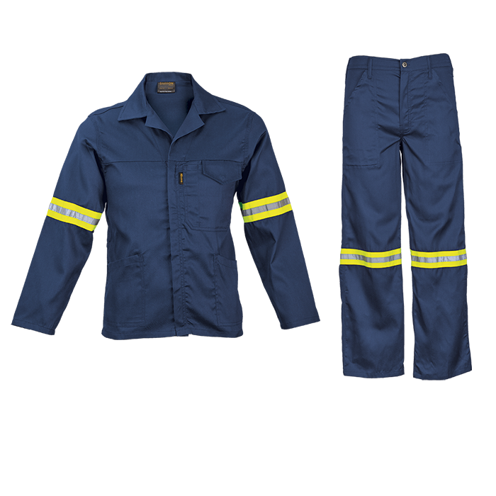 Barron Supreme Poly-Cotton Conti Suit with Reflective Tape