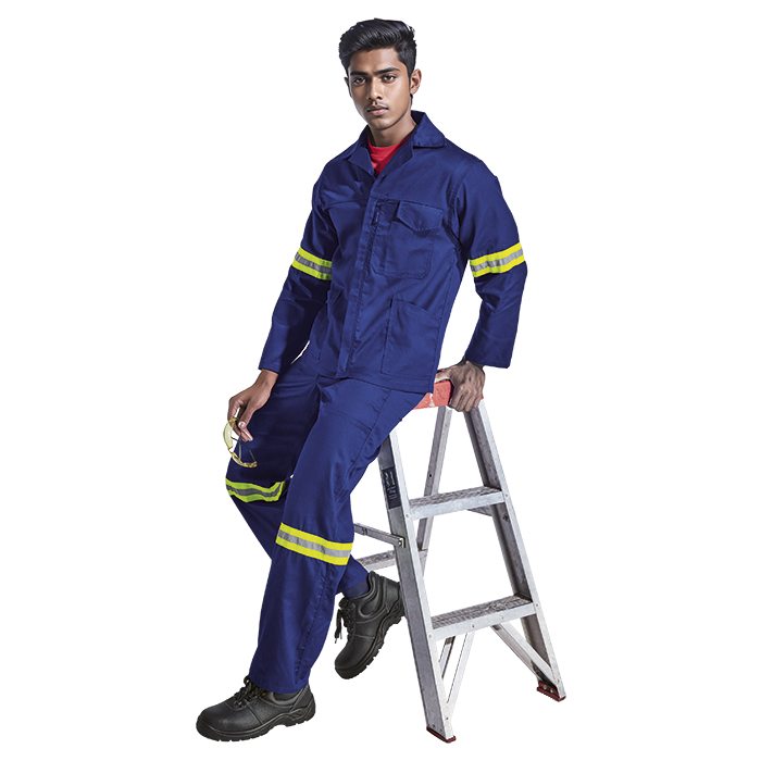 Barron Supreme Poly-Cotton Conti Suit with Reflective Tape