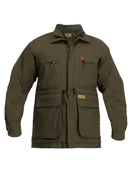 Men’s Padded Plain Parka Jacket Olive