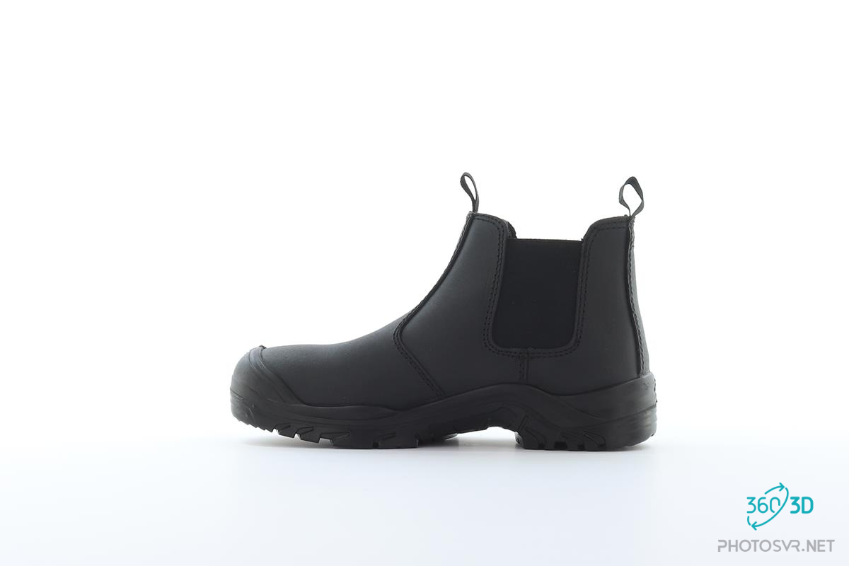 Black Utility Chelsea Boot