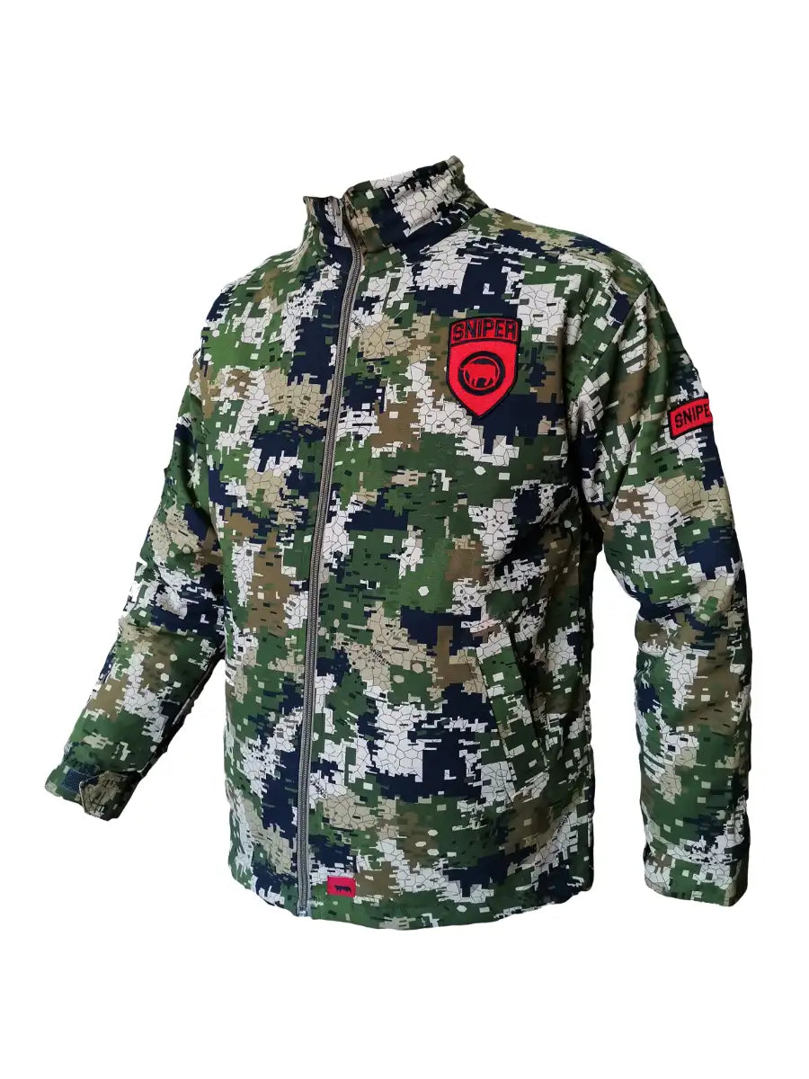 Kiddies Parka Jacket Pixelate